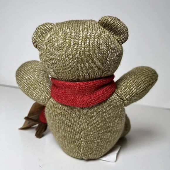 Starbucks Bearista Plush Teddy Bear 2009 Holiday Edition Bean Filled Animal Toy - Picture 6 of 11